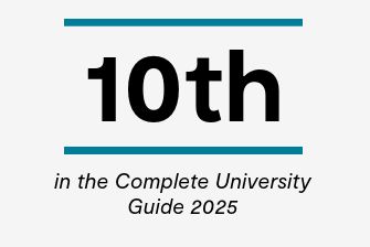 10th in Complete University Guide