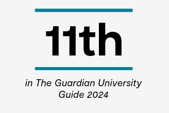 11th in Guardian University Guide 2024