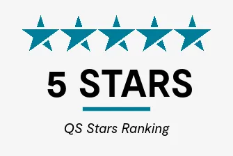5 stars from QS Stars ranking