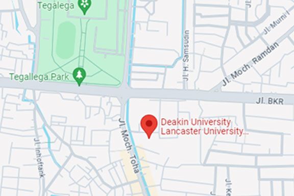 Deakin Lancaster map location